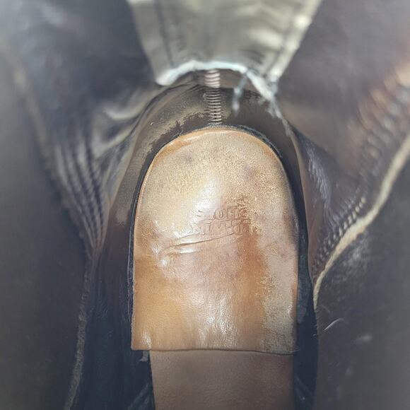 VTG Red Wing Shoes Boots 10.5D Black Leather Chelsea Rancher Workwear USA Ankle - Picture 12 of 13